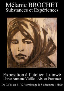 affiche exposition atelier luinwé