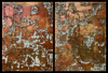 Melanie Brochet, diptyque cracks, 70x50cmx2, 2011