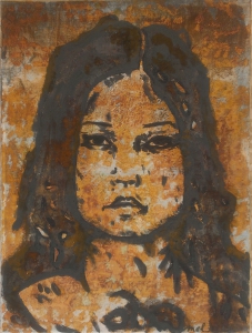 Mélanie Brochet, petite fille japonaise,40 x 30 cm,2013