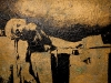 Melanie Brochet,mort-de-marat, toile sur chassis, 89x116cm,2010