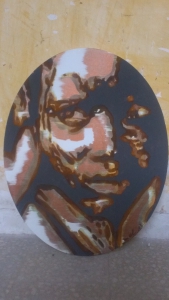 Mélanie Brochet, Femme scarifiée 2, 50x40cm,2013