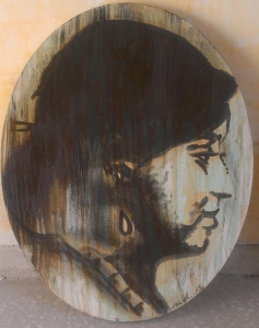 Mélanie Brochet, femme tzigane, 50 x 40 cm,2013